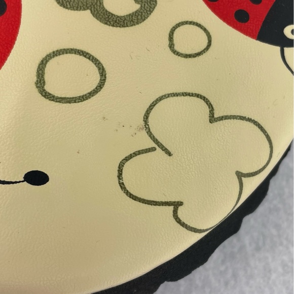 Birki’s Dorian Ladybird Sandals Women’s 8 Ladybug Cream Birkenstock Clogs - Picture 12 of 16